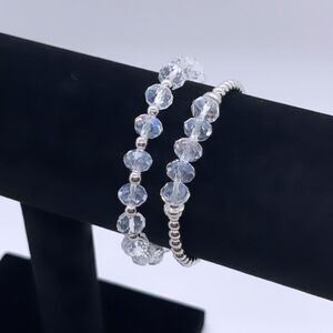 Wool + Pepper Co. Iridescent Bracelet Stack (2)